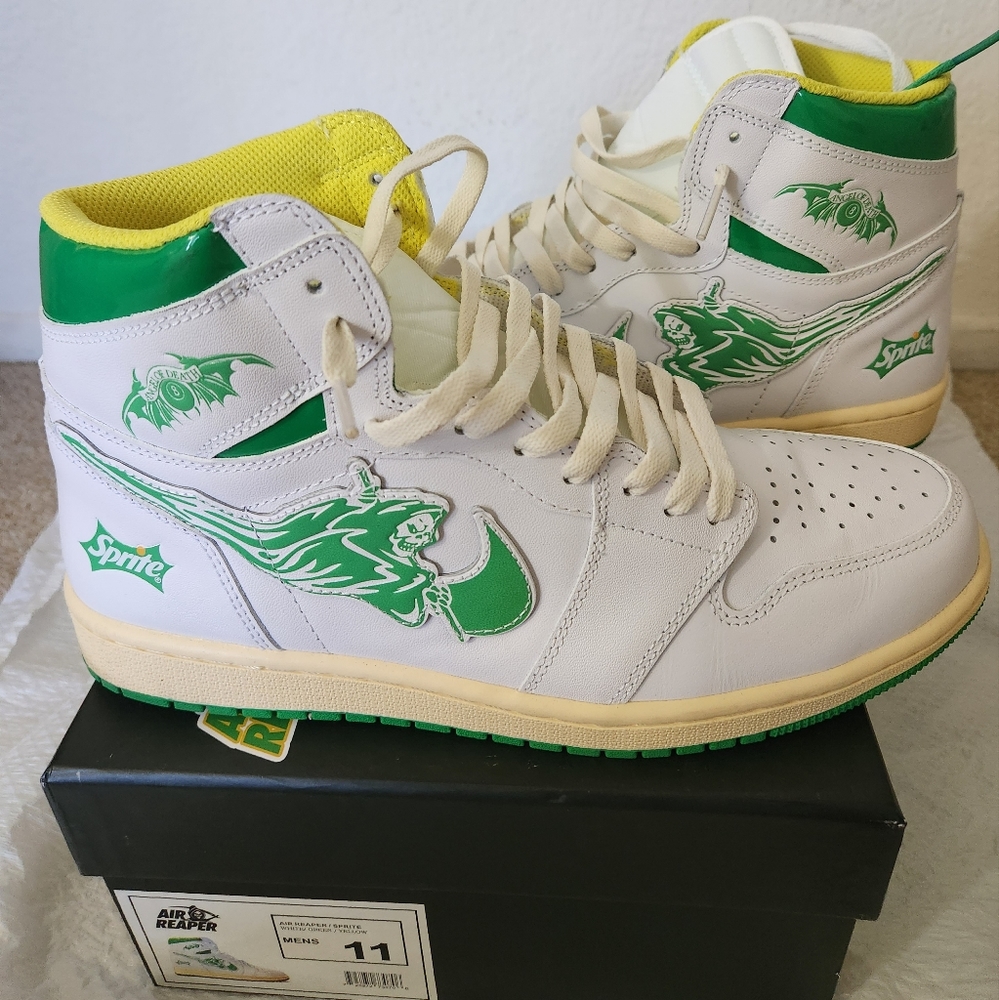 Rare Soleboy X Jordan Air Reaper 1 'Sprite' Size 11… Gem